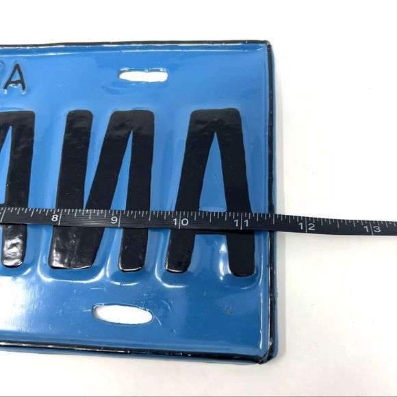 Vintage Cuba License Plate Custom Havana Spellout Blue Black 11.5” X 5.5” - Picture 11 of 11